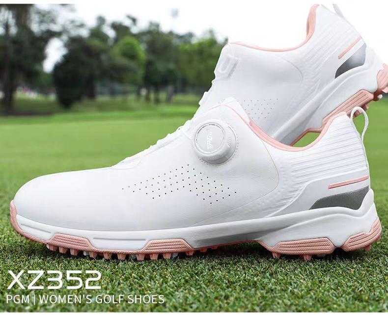 Product Introduction of [PGM] Golf Shoe Women's Breathable Sneaker Anti-Slip Lightweight Knob Comfortable Shock-Absorbing Nail-Free Shoes Xz352 21