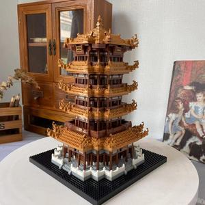 Juguetes de Construcción de Arquitectura, 1 Set de Micro Bloques de Construcción, Modelo de Juguete para Armar con el Cerebro, de Tres Dimensiones