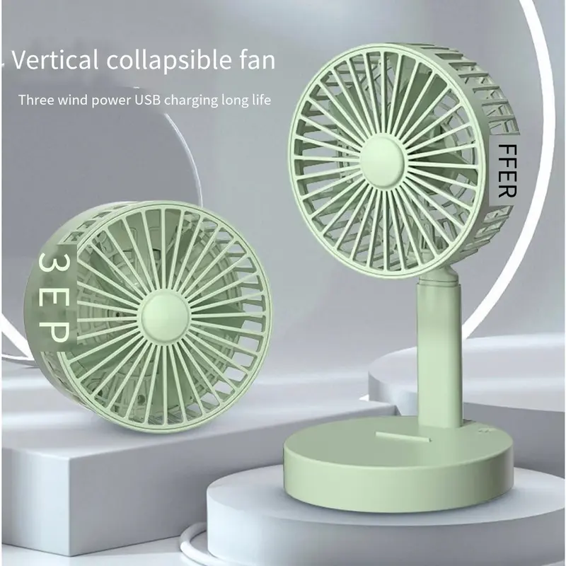 Kipas Angin Portable isi Ulang Fan Kipas Mini Fan K12 Kipas Pendingin Ruangan Bisa Di Lipat 1