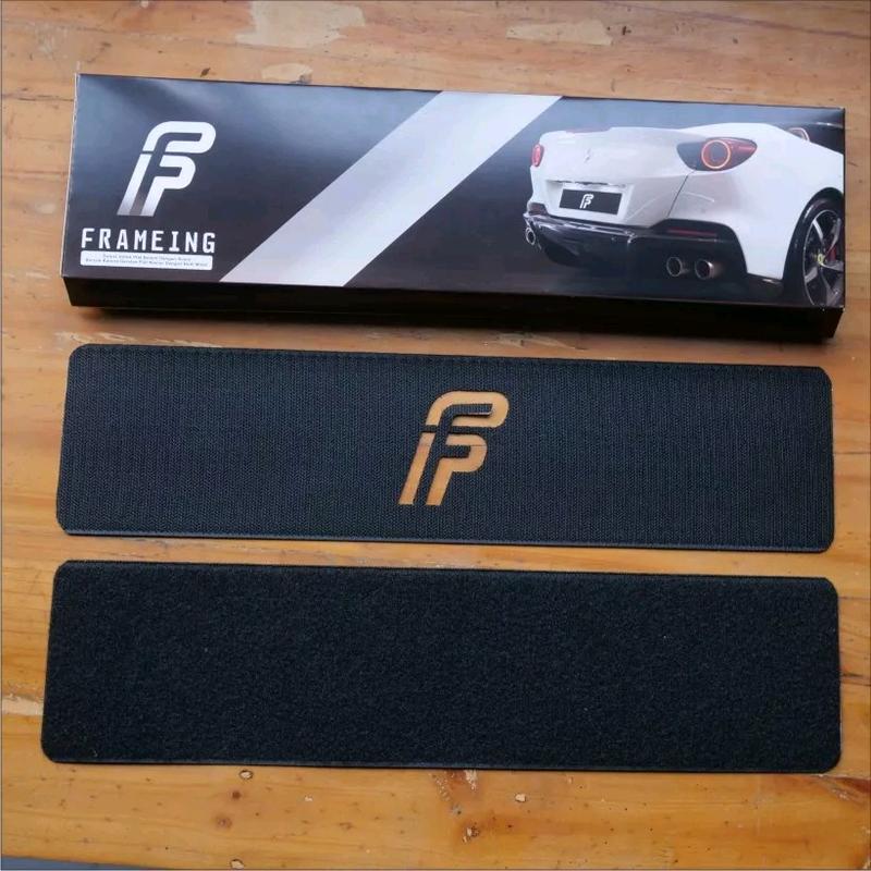 Frame Plate Dudukan Plat Nomor Mobil Clean Look - Varian Half Set - Microfiber 6