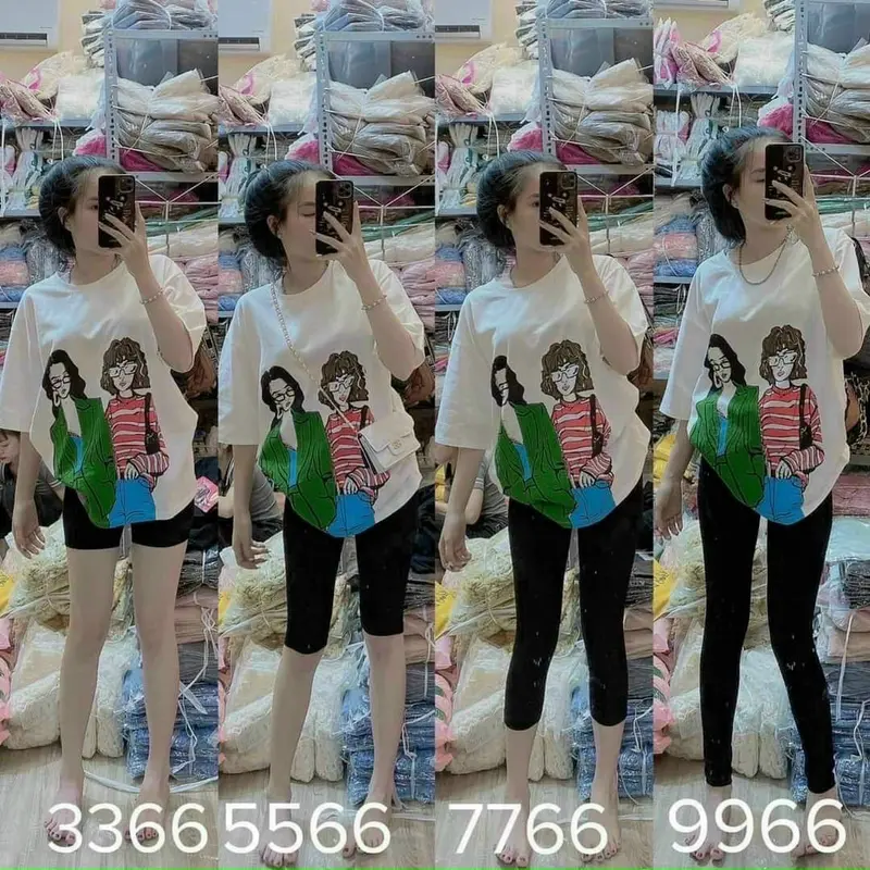 Quần legging dệt có giãn cao 2
