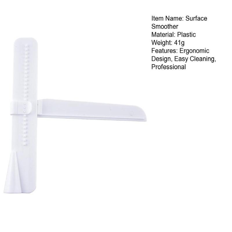 【QL】 Cake Surface Smoother Professional Pastry Smoother Professional Cake Smoother Scraper for Perfectly Smooth Edges Food-grade Fondant Spatula for Cake Decorating for Cakes 2