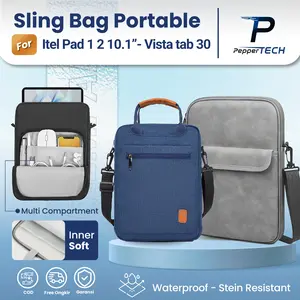 Tablet Sleeve For Itel Pad 1 2 10.1" 2023 Vista Tab 30 10.9" VistaTab 10 10.1 Inch 2024 Case Pouch Hanging Bag for Tablet proteksi lebih dan tas tablet portable