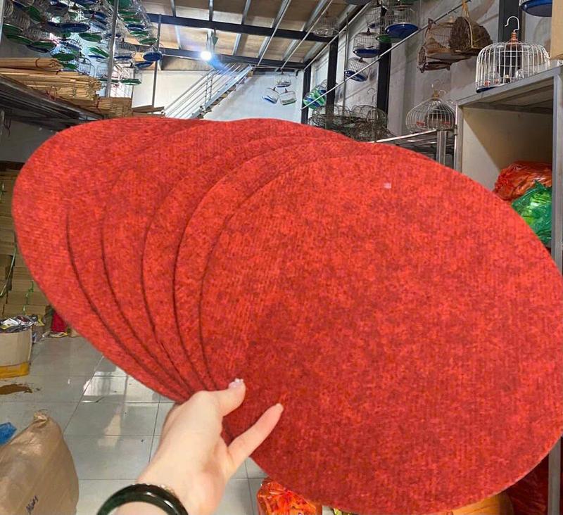 Combo 10 chiếc Thảm lót lồng chim tròn - Tấm lót lồng chim đủ size khuyên-chòe-mi-khứu