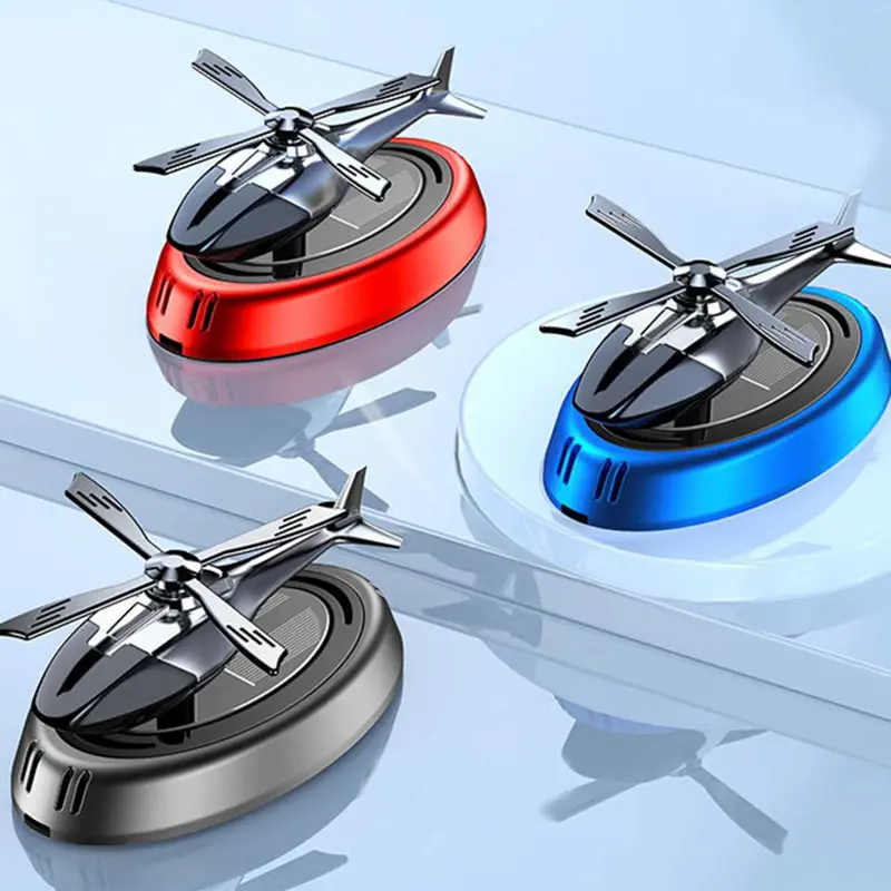 CATIANPAI Parfum Mobil Dashboard Helikopter Tenaga Surya Car Freshener - KTP030 Pajangan 3