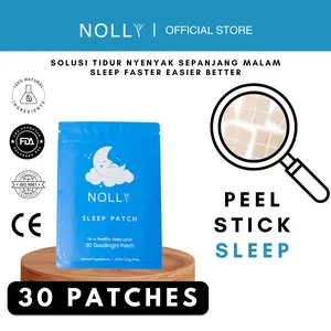 NOLLY Sleep Patch - bantu tidur - herbal alami - insomnia - koyo melatonin sleeping patch - 30 PATCHES