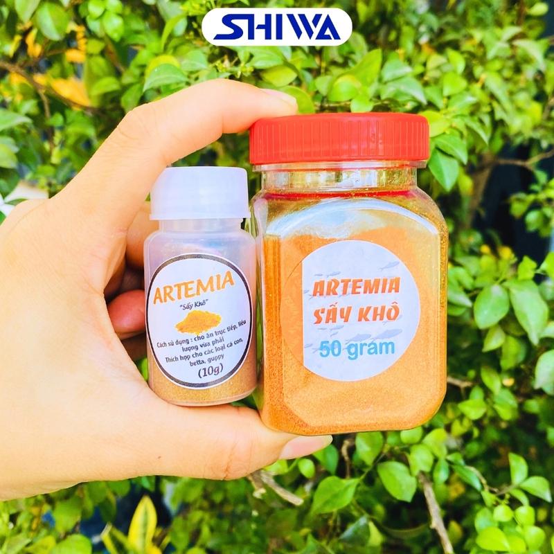 Artemia Sấy Khô - Thức Ăn Chất Lượng Cho Cá Betta/ Cá Bảy Màu/ Cá Guppy - Cám Cho Cá Cảnh Shiwa