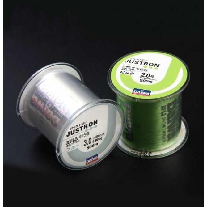 Dây Cước Câu Cá Siêu Bền Daiwa Justron Dài 500m ( Có Đủ Size ) – Dây Cước Câu Cá Nhật Bản (rẻ vô địch) Bắt Cá Đi Câu Fishing Fish 1