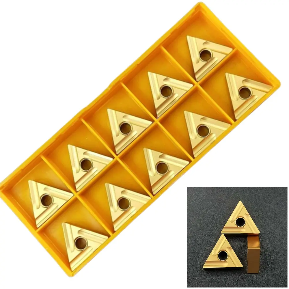 Dao cắt chèn máy tiện, TNMG160404R-ES, Lưỡi dao quay Carbide, cho thép, TNMG331