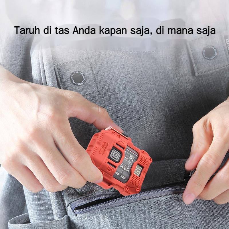 <Pengiriman Lokal>Tongkol Membawa Rantai Kunci Cahaya Darurat Lampu Portabel Rechargeable Senter LED 4