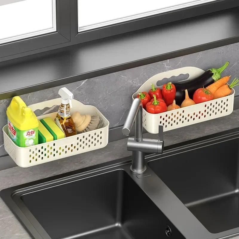 Product Introduction of Giỏ Đựng Đồ Treo Tường, Gia Dụng, Giá Để Đồ Gia Vị Nhà Bếp, Giỏ Thoát Nước Rau Củ Quả, Giỏ Phân Loại Linh Tinh Kitchen giỏ mica  tròn Rổ 3