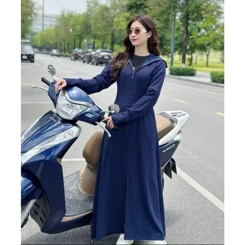 [ Deal mở bán TẶNG KÍNH RÂM] Áo Chống Nắng Nữ Toàn Thân chất Umi dày dặn Chống UV 50+ MINGBOU 4