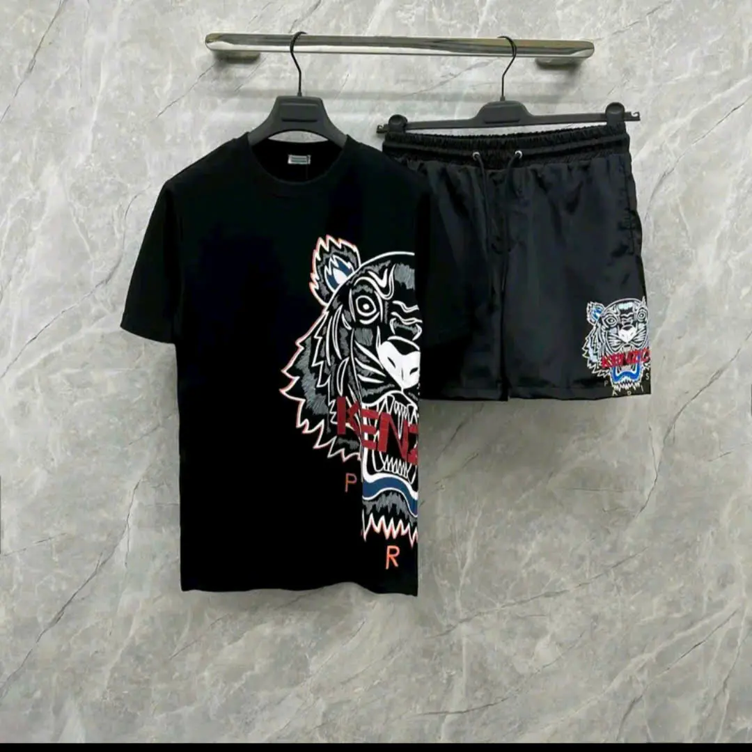 Bộ Quần Áo NamHọa Tiết Hình Hổ Siêu Đẹp - Bộ Quần Áo Ken/// Zô Nam Chất Liệu Vải Cotton Cao Cấp Form Dáng Boy Phố