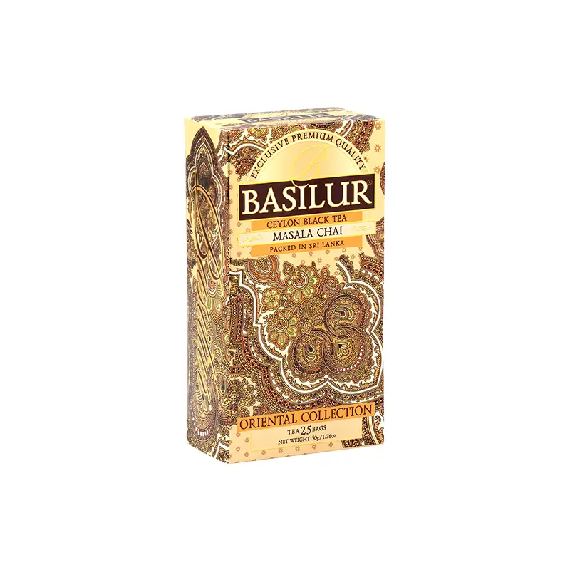 Trà Basilur - Bộ Sưu Tập Phương Đông - Trà Masala Chai 50g (Hộp Giấy)