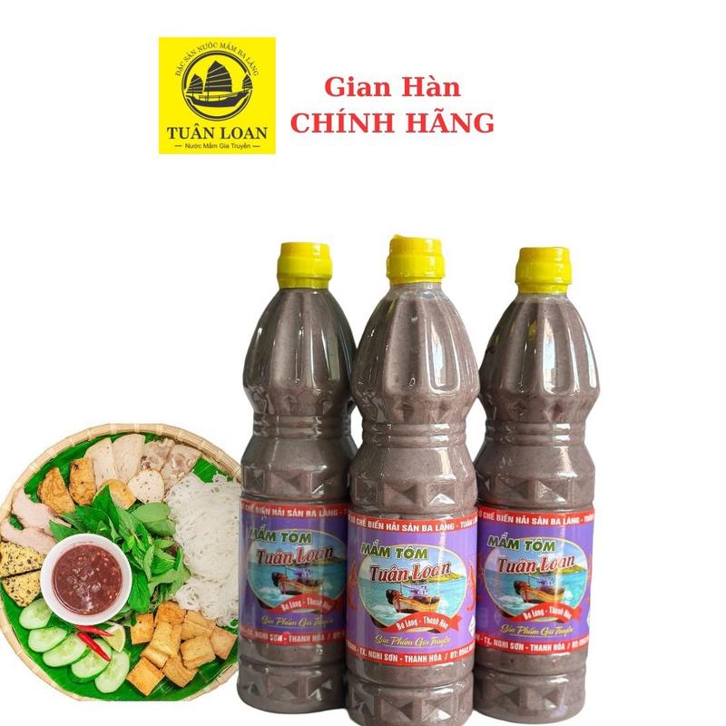 3 chai mắm tôm 3kg ba làng thanh hóa  Gia Vị Nước Sốt Cay