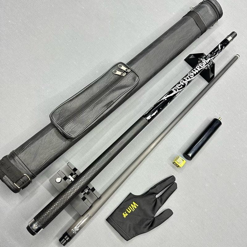  COMBO CƠ Gậy bida Leadsuper ll ngọn cacbon  tặng bao da +găng tay +nơ cao cấp chơi lỗ và 3c 