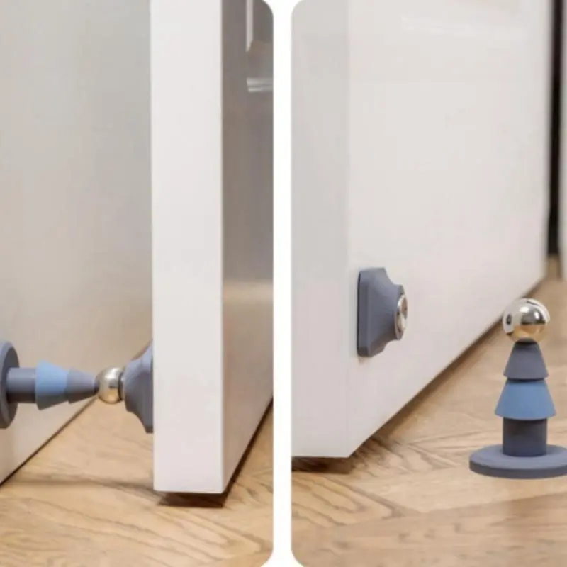 Magnetic Door Stop, Self-adhesive Door Stop, Anti-collision Silicone Door Stop, Door Hardware for Home Use 7