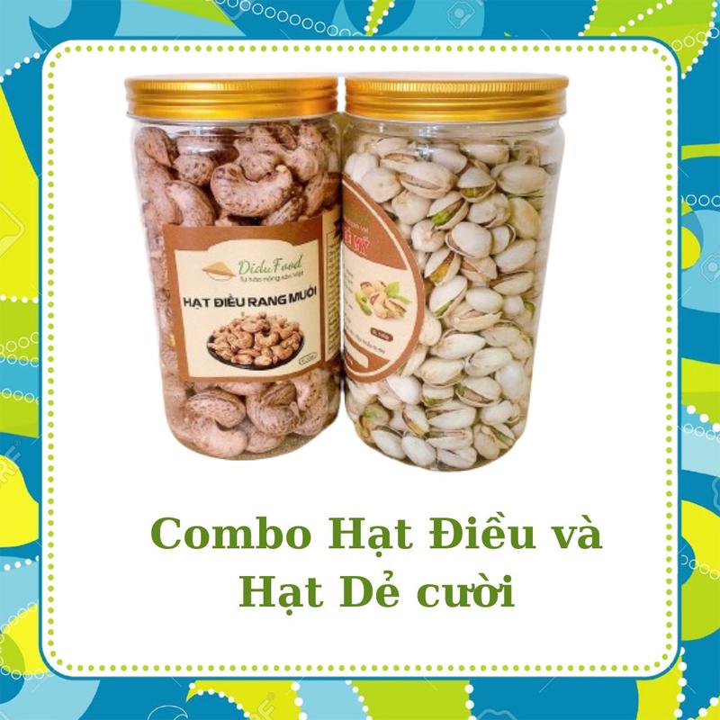 Combo Hạt Dẻ cười và Hạt Điều mỗi hộp 500g Nuts