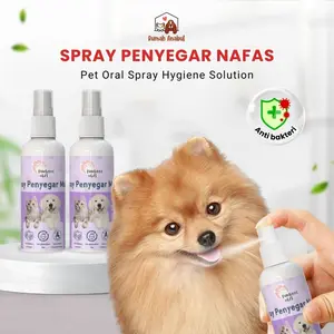 Rumah Anabul Spray Penyegar Nafas dan bau mulut  Anjing Kucing / Penghilang Bau Mulut Hewan l Pet Oral Spray Hygiene Solution Ukuran 120ml