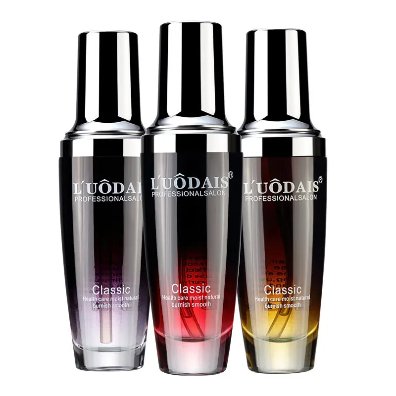 Combo 3 chai tinh dầu dưỡng tóc cao cấp LUODAIS 60ml - Phục hồi tóc hư tổn và chẻ ngọn 100% tinh dầu nguyên chất Macadamia chăm sóc Nữ 1