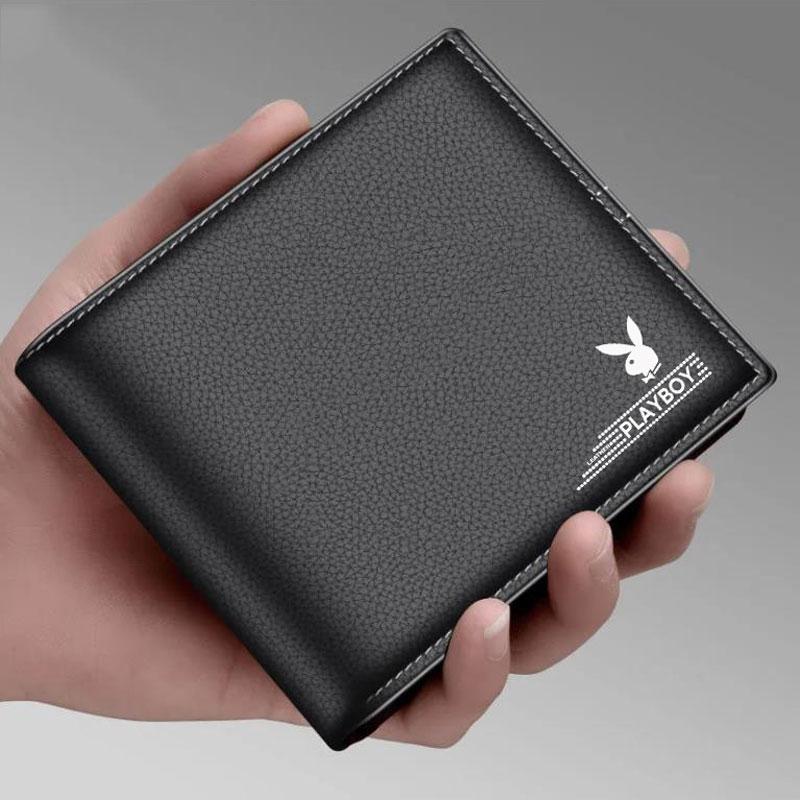 Product Introduction of Men's wallet/short long zip wallet/business men's clutch/printing process leather wallet/coin purse/card holder/unisex 4