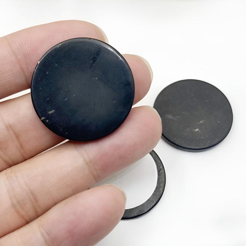 Russia Graphitoid Shungite New round Mobile Phone Digital Patch Foreign Trade E-Commerce Mobile Phone Ornament 5