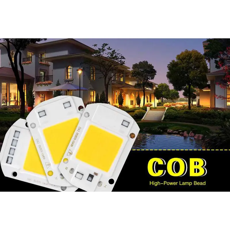Arcomm Chip Lampu COB LED Floodlight Spotlight 220V White 7