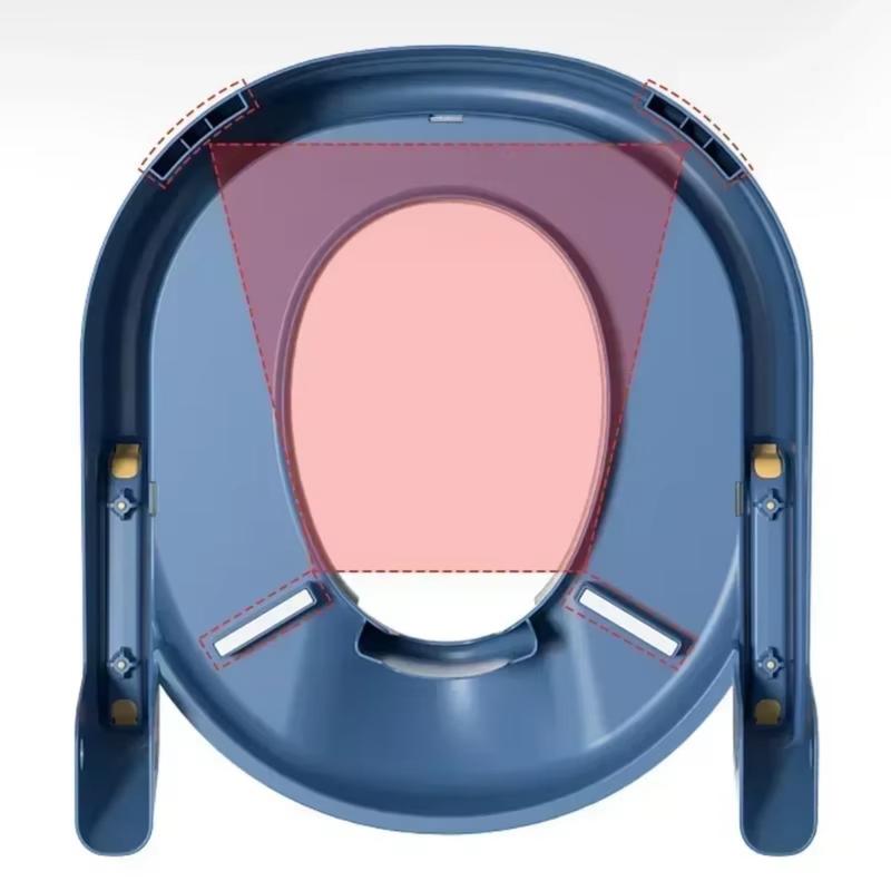 Product Introduction of Children's Toilet Seat Stairway Baby Boys and Girls Toilet Folding Stand Step Stool Children's Step Toilet Seat Ring 4
