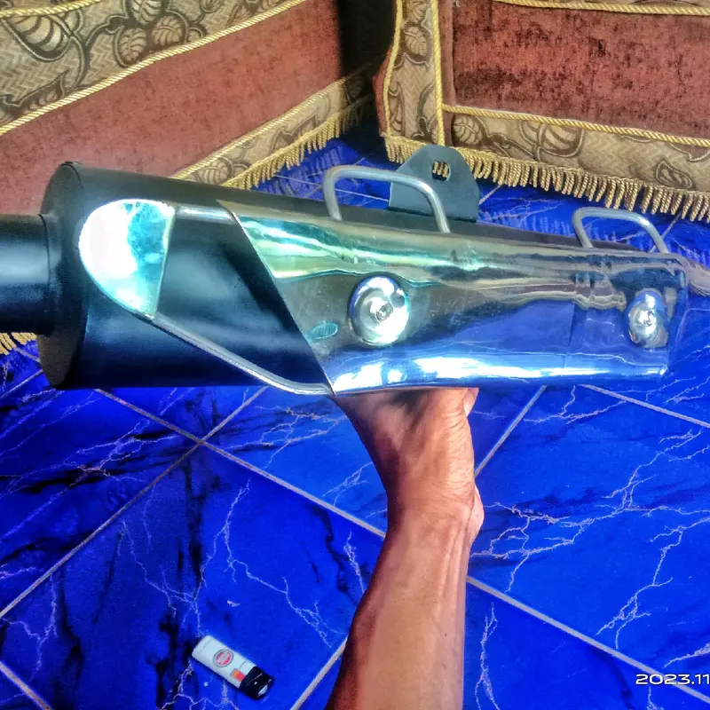 Slincer Knalpot SCORPIO Bobokan Standar Racing Adem Ngebas Anti Tilang Motorcycle knalpot gl ulem ngebas Silincer Tameng Silincer Tameng 3
