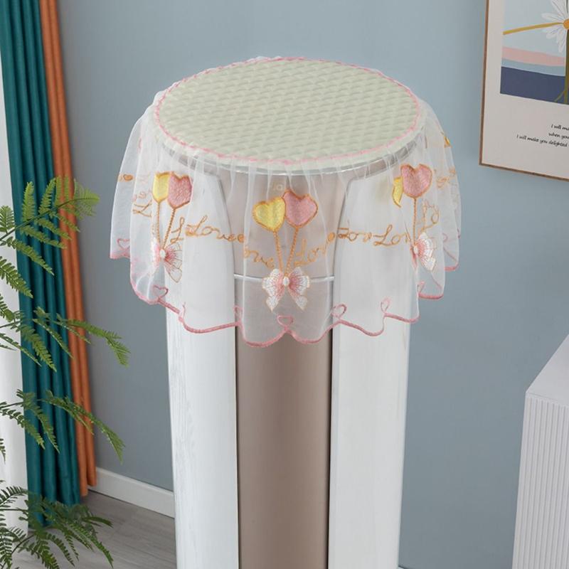 Product Introduction of Appliances Decor Universal Air Fryer Dust Cover Embroidered Flower Lace Fabric Appliance Dust Protection Cover Multifunctional Durable Electric Cooker Dustproof Cover Kitchen Appliance Dust Protection 14