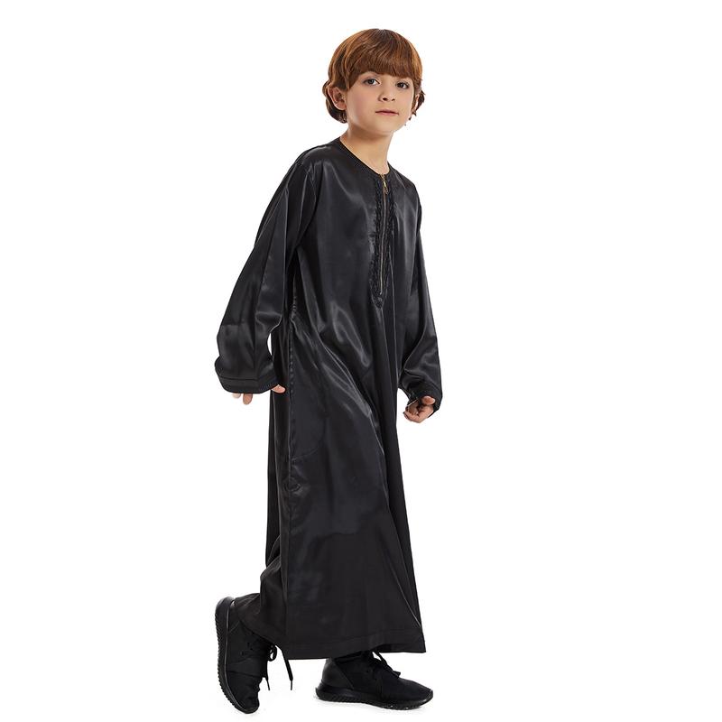 Middle East Dubai Southeast Asia Children's Robe Children's Boys Robe Spot New Th880 Comfortable Hot Sale 5