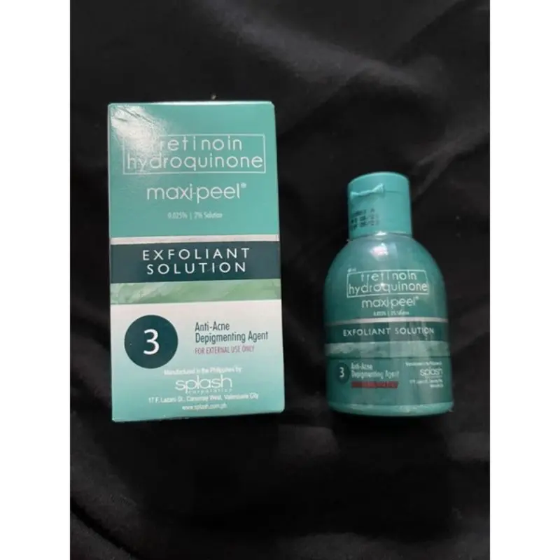 Toner Maxi-peel exfoliant Solution / Treetinoinhydrooquinoone / MAXIPIL hijau BARU no4 1
