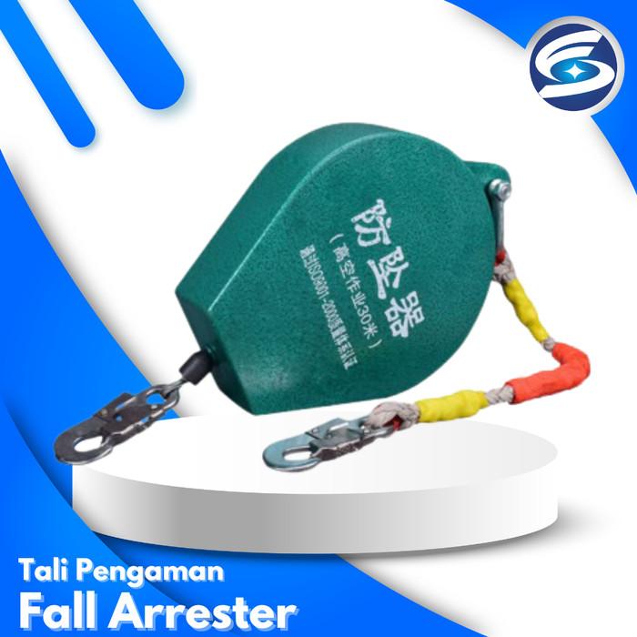 Jual TALI PENGAMAN 3M 5M SELF RETRACTABLE LIFELINE SHELL FALL ARRESTER ...