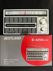 RADIO AC/DC 4250 BESTLAND PORTABLE INTERNATIONAL DESIGN 3 BAND FM / AM / SW ANTIK CLASSIC JADUL