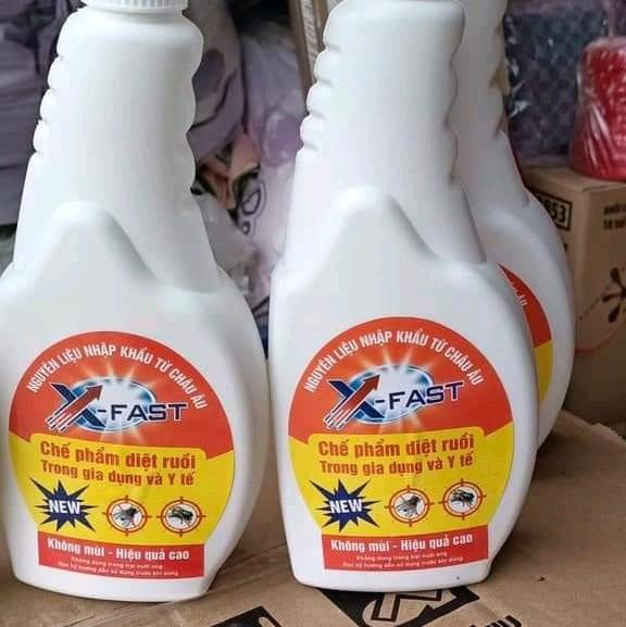 Xịt diệt ruồi X-Fast, Chế phẩm diệt Ruồi trong gia đình và y tế chai 350ml hiệu quả cao, không mùi X-Fast #69kkk 1. THÔNG TIN SẢN PHẨM - Với nguyên liệu ngoại nhập từ Châu Âu, chế phẩm an toàn với người và vật nuôi. Hiệu quả rõ ràng, thời gian hiệu quả dà 0
