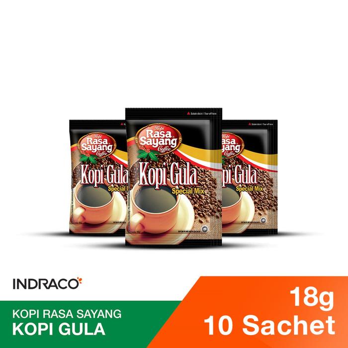 Gambar Rasa Sayang Kopi Gula (10 sachets x 18g) dari INDRACO Store Kab. Gresik Tokopedia
