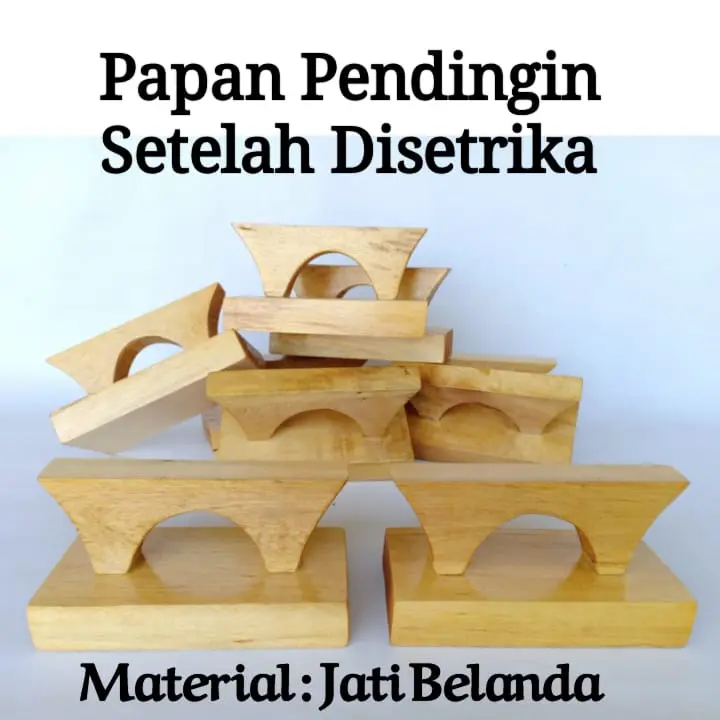 PAPAN PENDINGIN SETELAH DI SETRIKA SUPAYA LIPATAN HALUS