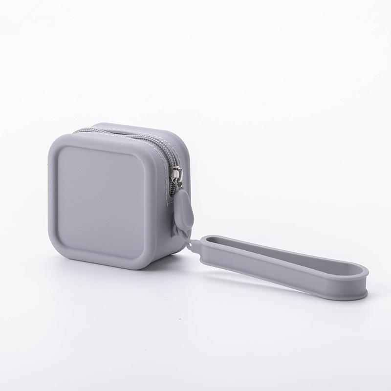 Túi Trang Điểm, Chất Liệu Silicon, Không Thấm Nước, Cầm Tay, Túi Đựng Chăm Sóc Da, Thích Hợp Đi Du Lịch, Cỡ Nhỏ, Cho Son Môi Và Cọ Trang Điểm, Có Ngăn Đựng Thẻ ID Và ví đựng tiền Xu Bag Nam 9
