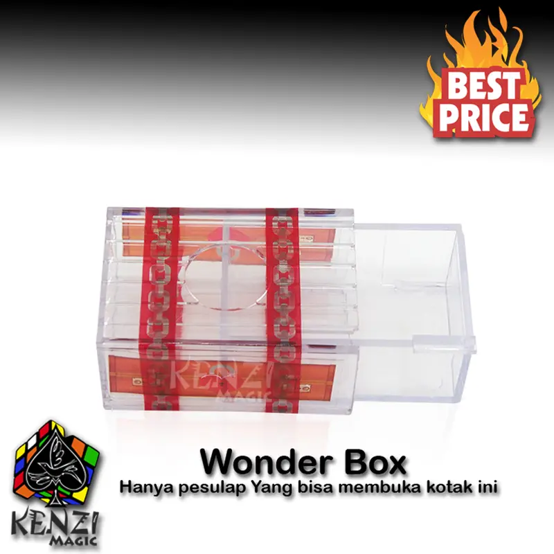 Wonder Box Alat Jahil jokes Mainan Sulap Kotak terkunci 0