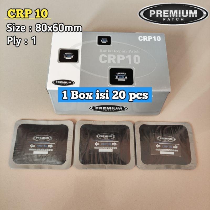 CRP10 PREMIUM PATCH 1 Box isi 20 Pcs - Karet tambal ban luar radial - BESTPATCH versi PREMIUM 0