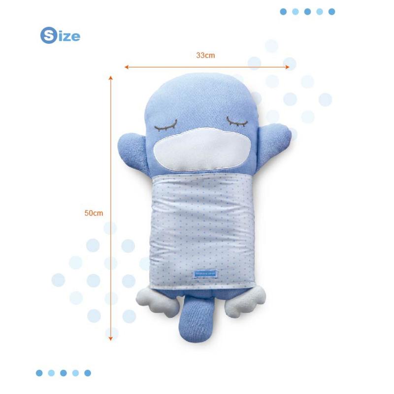 THANH LÝ - GỐI NẰM HÌNH THÚ 2IN1 CHO BÉ 0M+ KUKU - KU2066 - THANH LÝ DO BỊ Ố 4