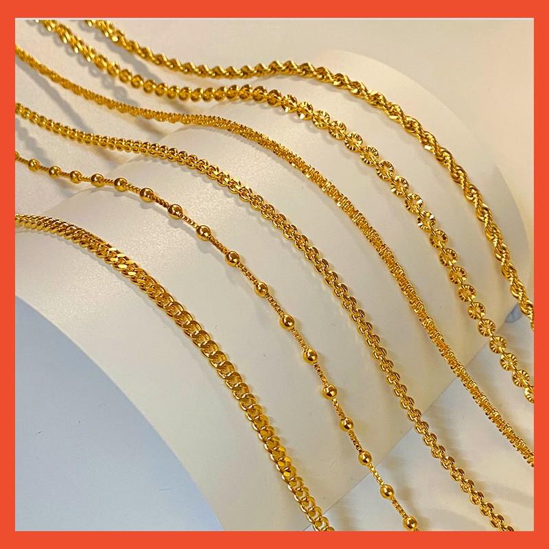 Product Introduction of Gold Chain Bangkok Gold Necklace 45cm/50cm/60cm/70cm Gold Korea Bangkok 23