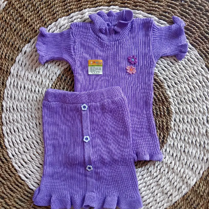 Set rok rajut halus lembut usia 1-3 tahun recomended setelan anak cewe Nyaman setelan anak perempuan dress anak 0