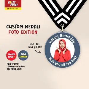 Medali Custom Akrilik Hadiah Foto Edition