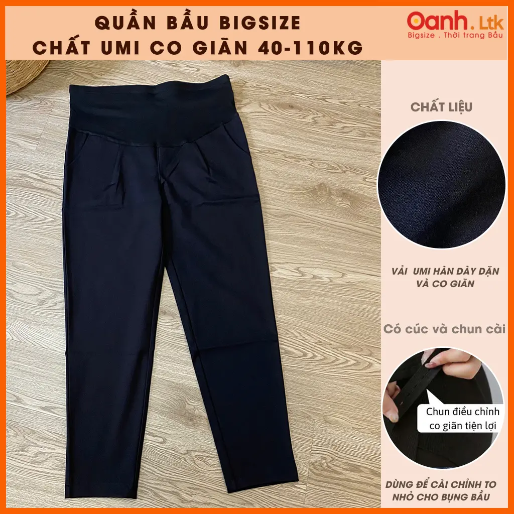 40-110kg Quần bầu bigsize baggy umi hàn co giãn Quần bầu công sở có sẵn tại shop OanhLTK