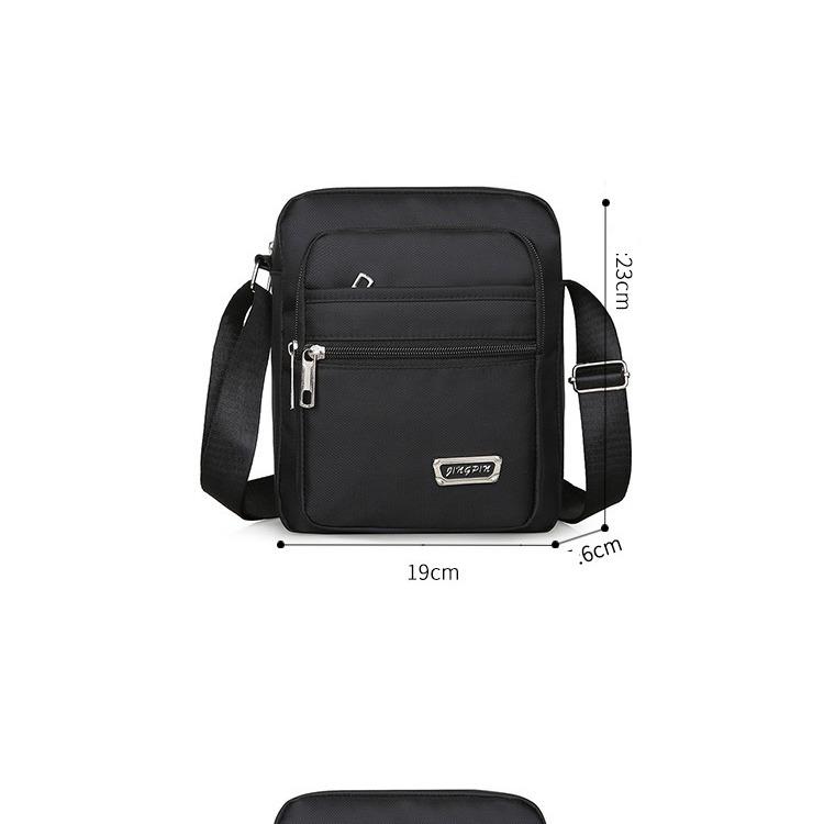Túi Đeo Chéo Nam Vải Nylon Cao Cấp Nhiều Ngăn Chống Thấm Nước, Túi Đeo Vai Phong Cách Thời Trang Hàn Quốc Dành Cho Người Đi Làm, Học Sinh, Sinh Viên,Người Đi Chơi, Đi Du Lịch 5