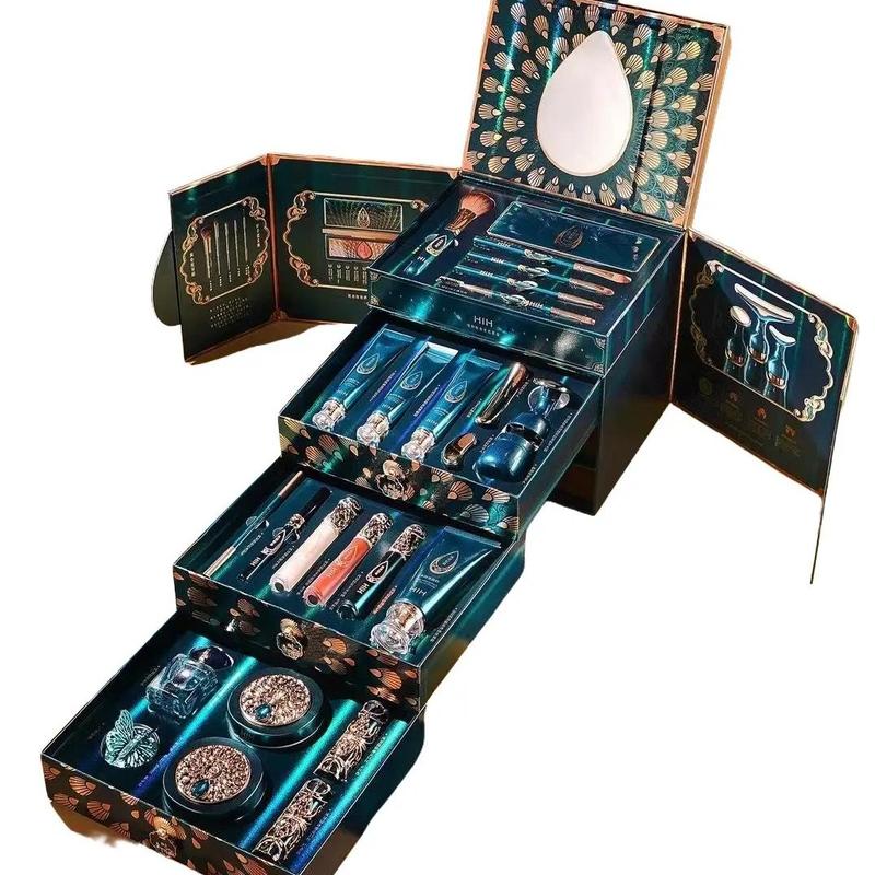{ Quà tặng bạn gái} Sét Makeup TMD026 đầy đủ cao cấp24 món sang trọng đẳng cấp VIP Tẩy Trang Trang Điểm Nước Tẩy Trang Mỹ Phẩm Cosmetic Phấn Má Perfume Phấn Phủ Xịt Thơm Nữ Phấn Mắt Bảng Phấn Mắt Nhũ Mắt Son set