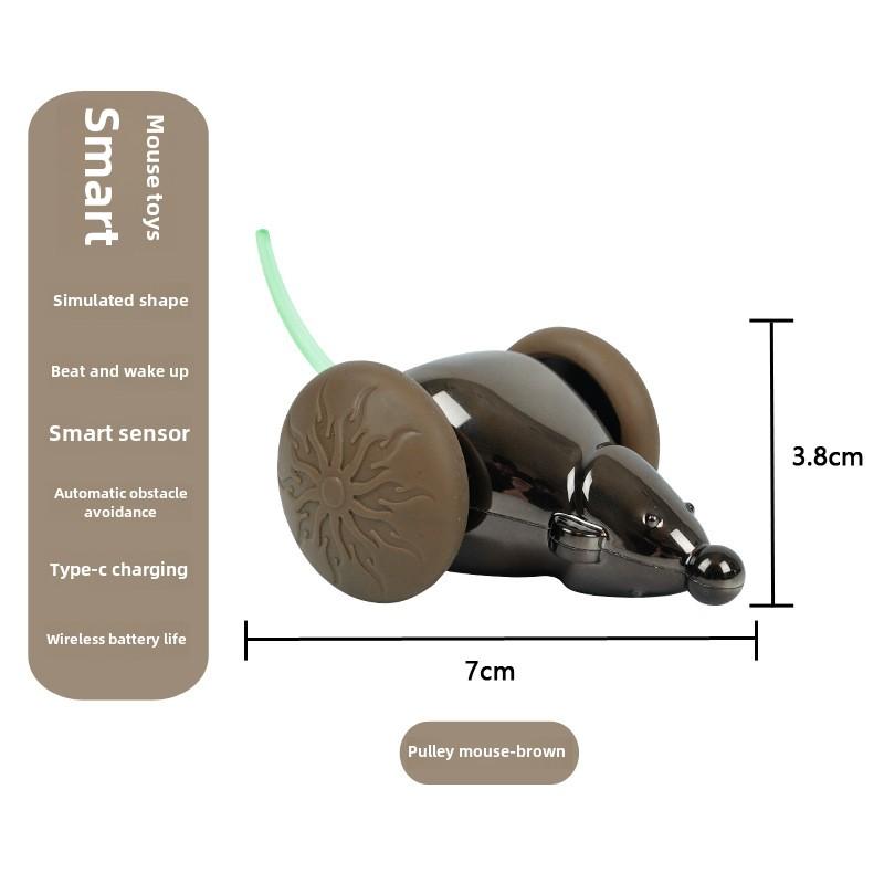 Charging intelligent electric mouse toys, pet boredom relief cat toys, interactive toys, cat teasing pet toys 1