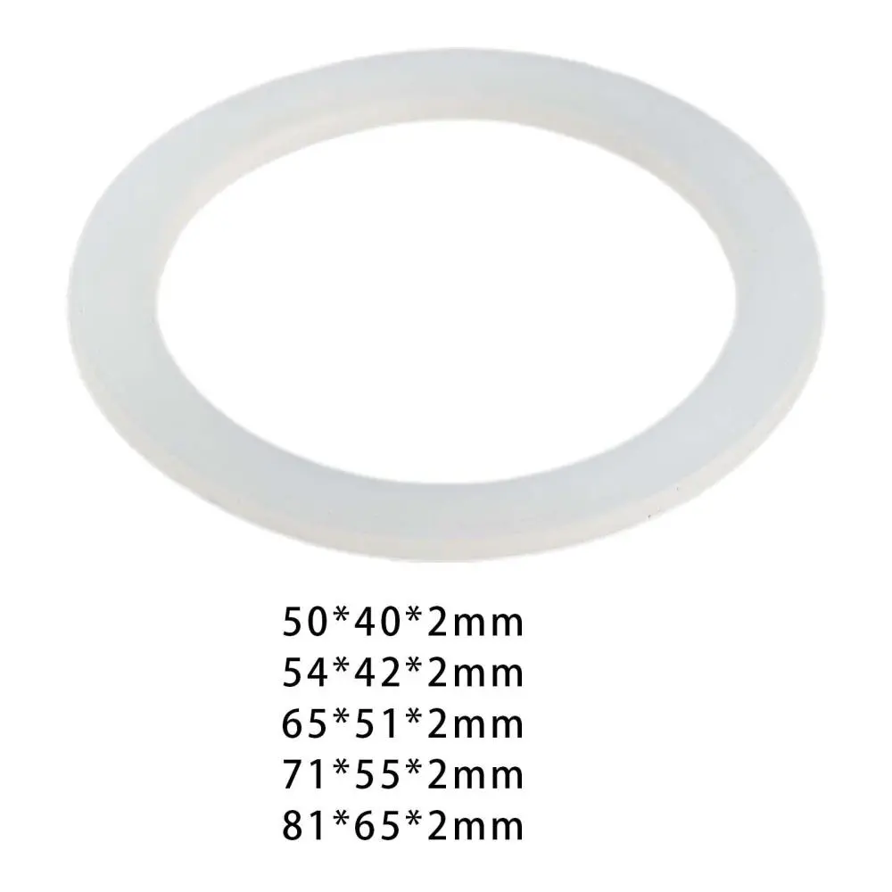 Gasket Seal Rings Replacements Heat Resistance Coffee Accessory Prevents Leaking for Moka Pot Espresso Coffee Maker Machine Easy to Install