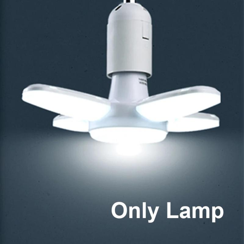 Product Introduction of Foldable LED Bulb E27  Blade LED Lamp  Bombilla Lampada Spotlight for Home Ceiling Panel Room Garage Lighting 12